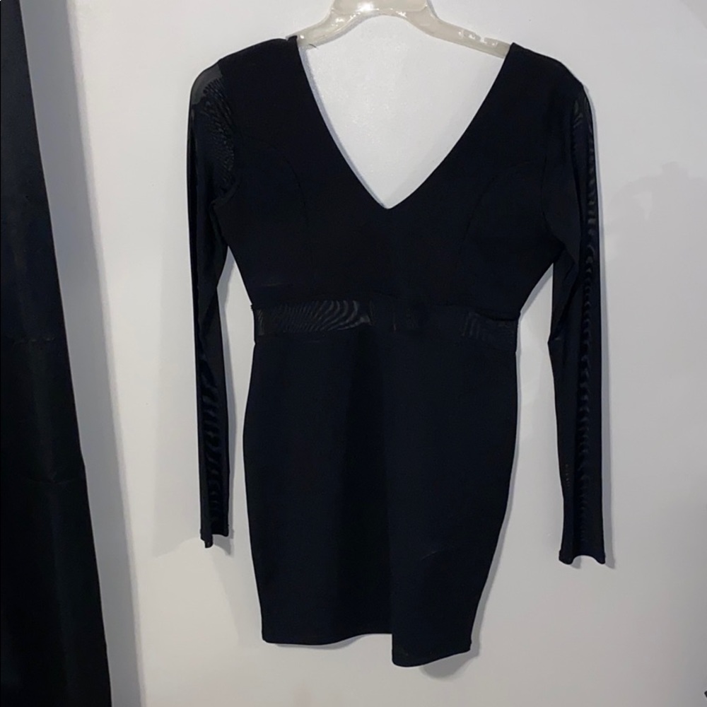 Black form fitting dress formal dress